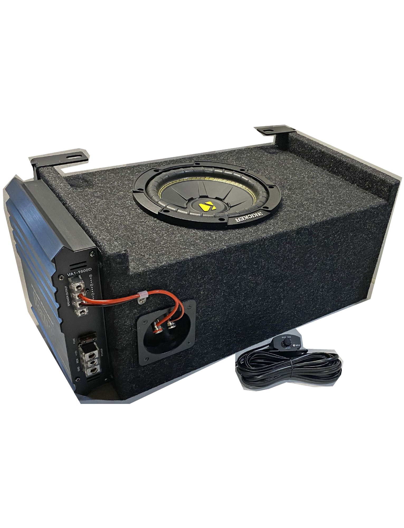 Quadratec Custom Rear Subwoofer Kit with 8